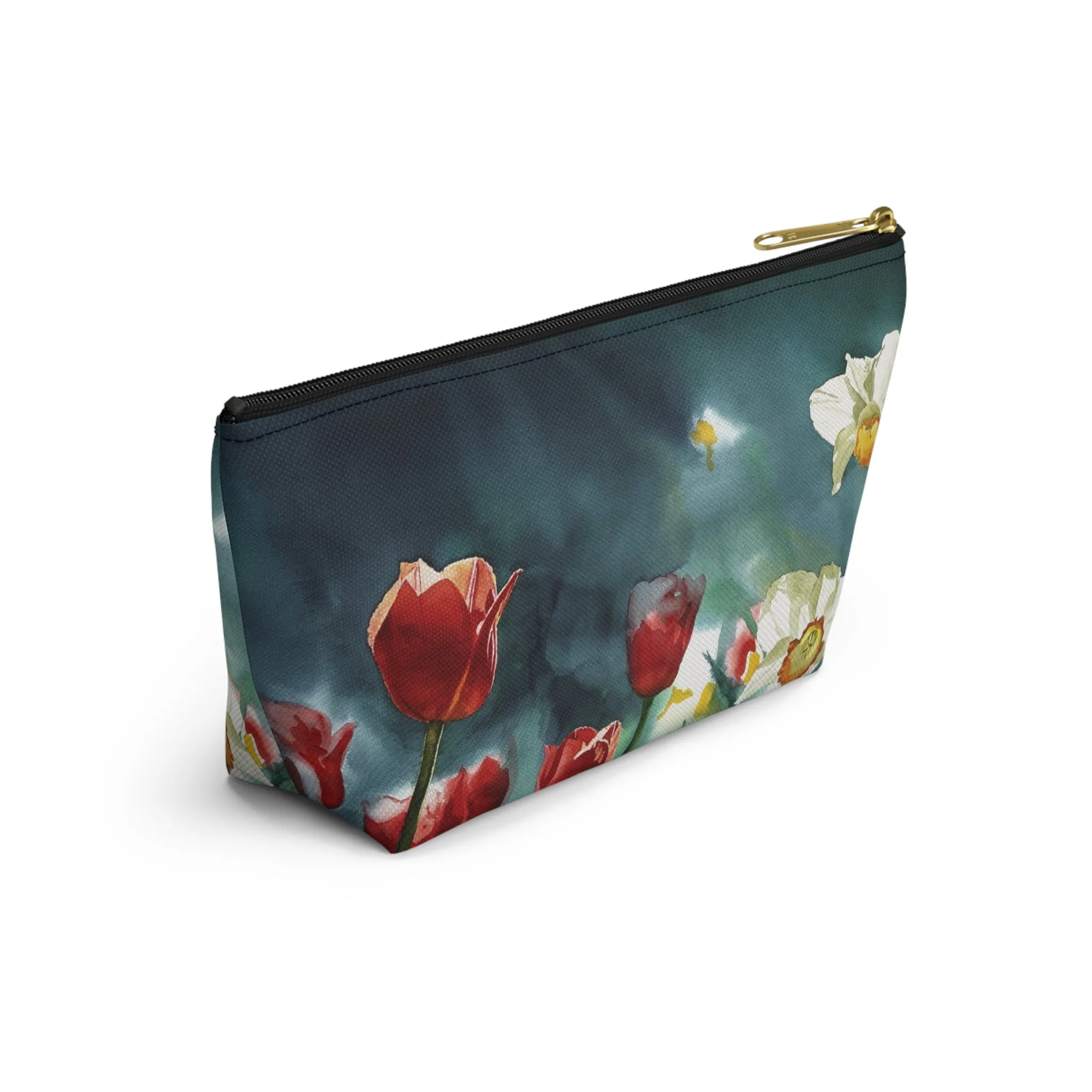 " Daffodil Days" Accessory Pouch w T-bottom