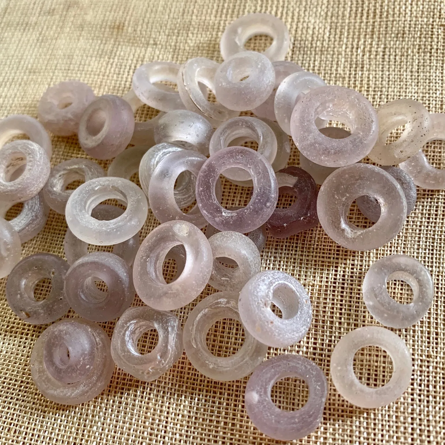 Rare Purple Dogon Donuts, Set of 6