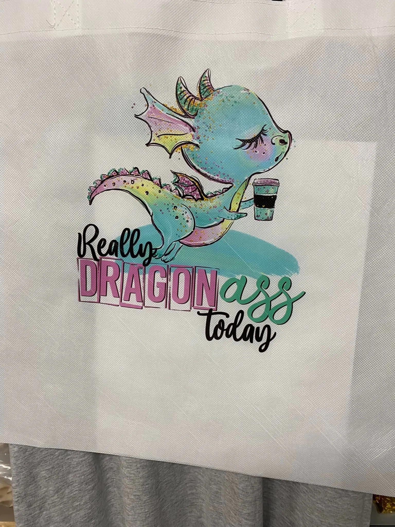Really Dragon A today Tote Sack, eco friendly tote