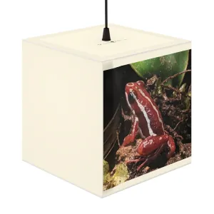 Red Frog Light Cube Lamp