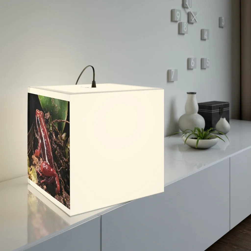 Red Frog Light Cube Lamp