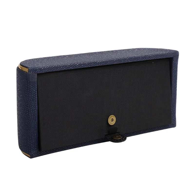 Relca Leather Tissue Box - Blue