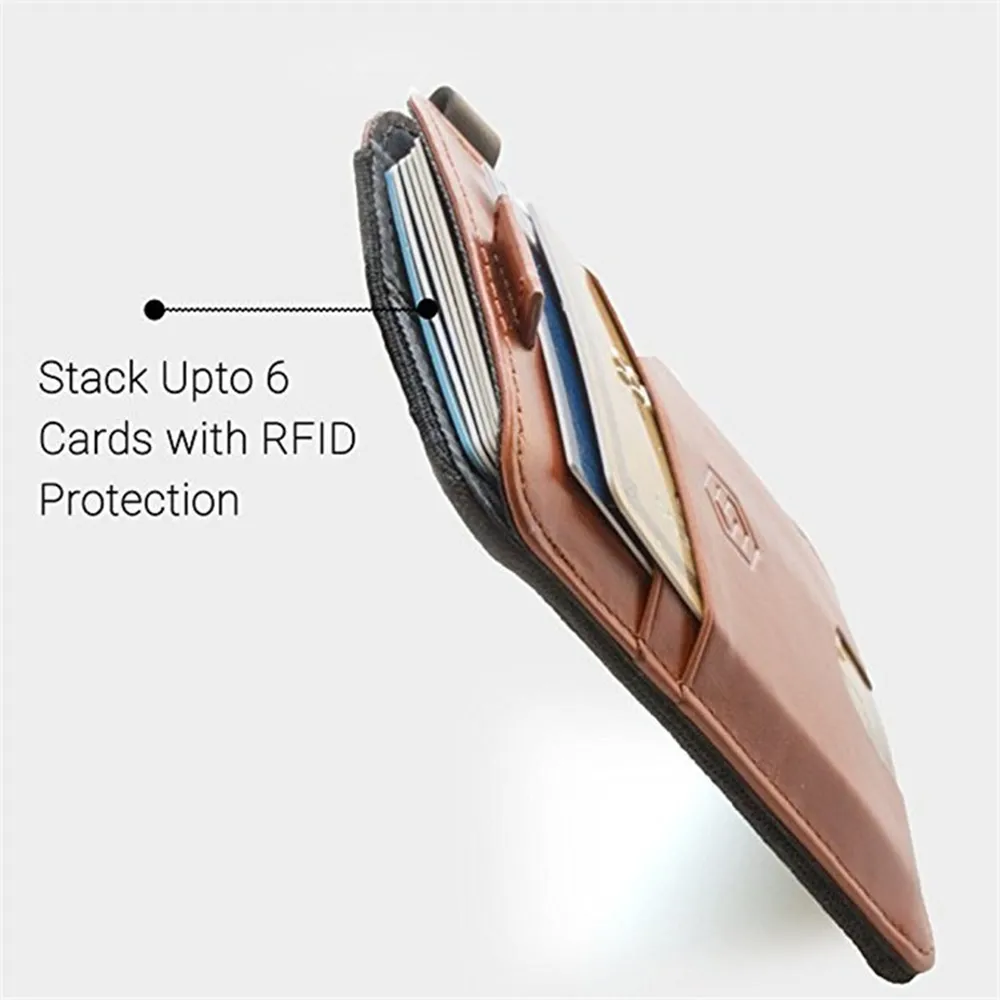 RFID Leather Blocking Card Holder