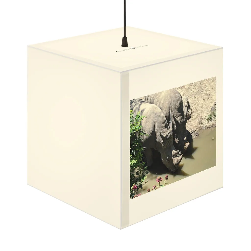 Rhinos Personalized Lamp