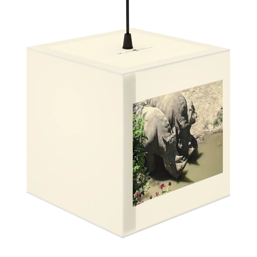 Rhinos Personalized Lamp