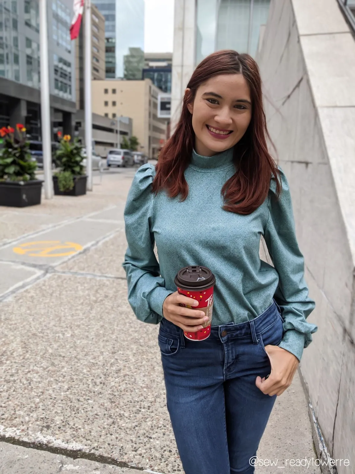 Ribbed Print | Emerald Herringbone R3C5