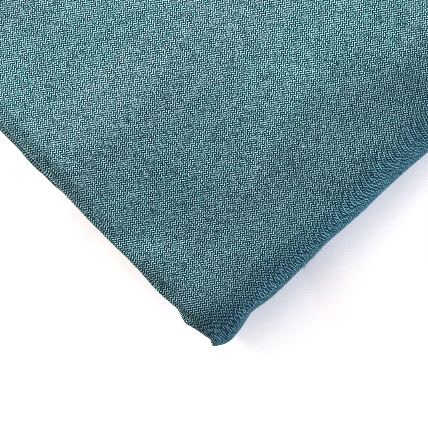 Ribbed Print | Emerald Herringbone R3C5