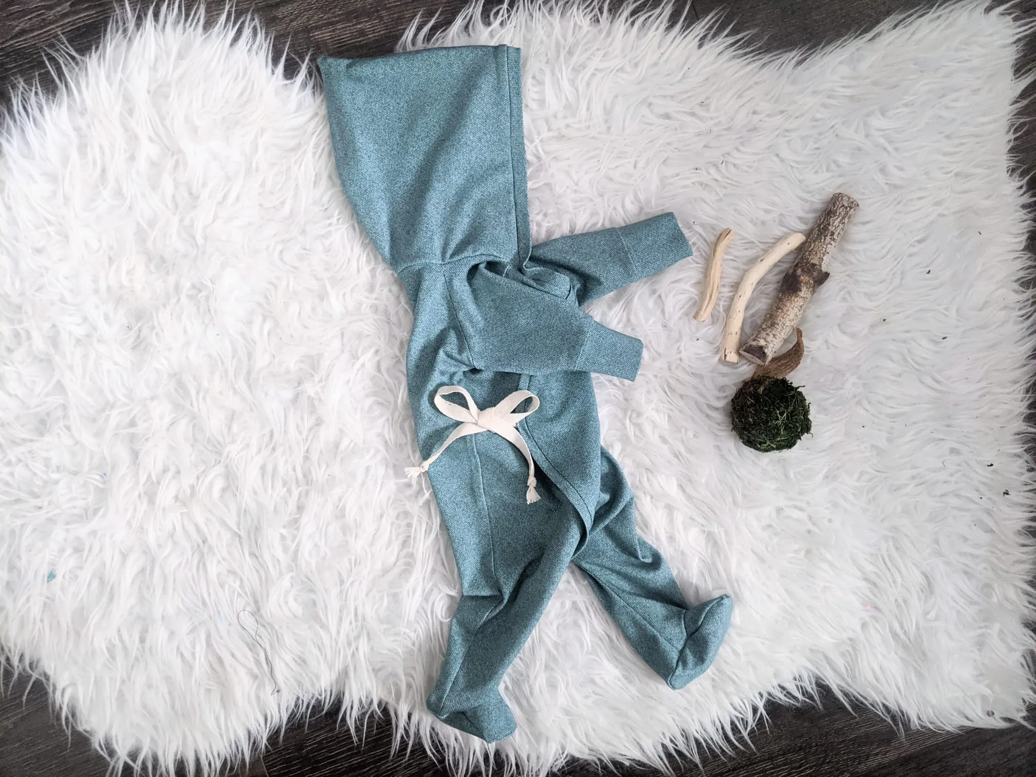 Ribbed Print | Emerald Herringbone R3C5