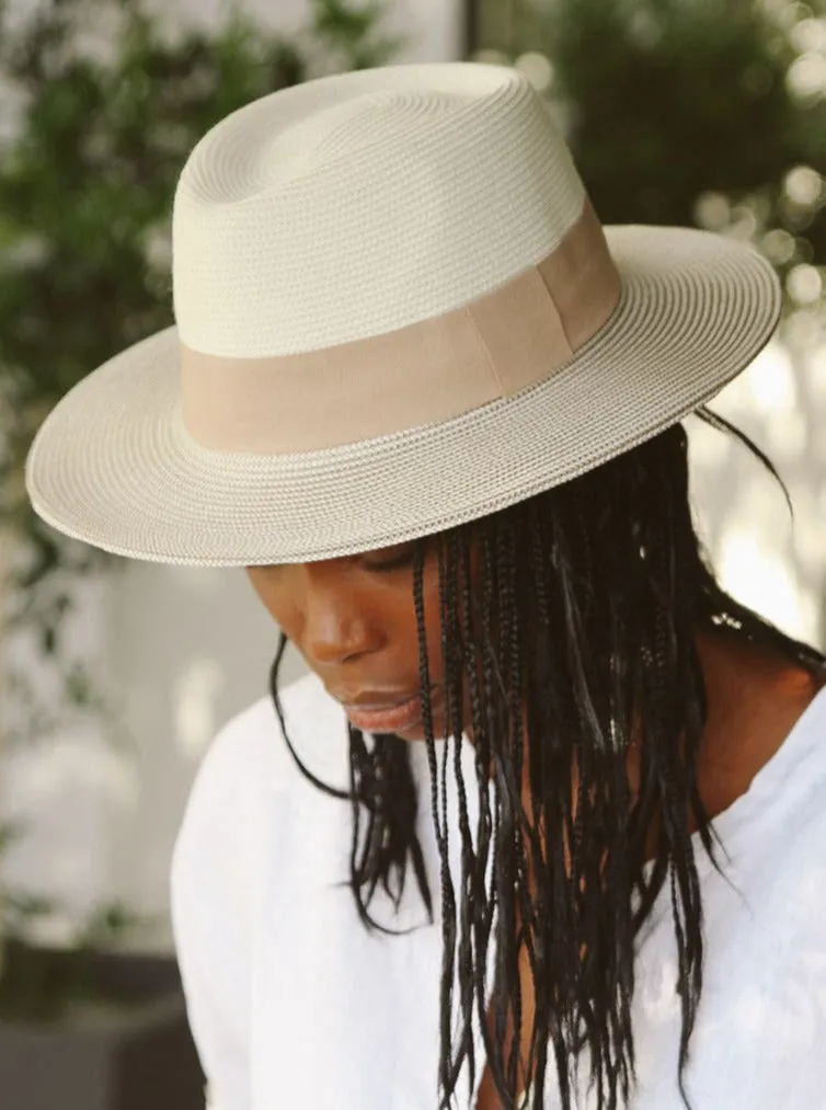 Rigon Bangalow Fedora - Ivory/Stone