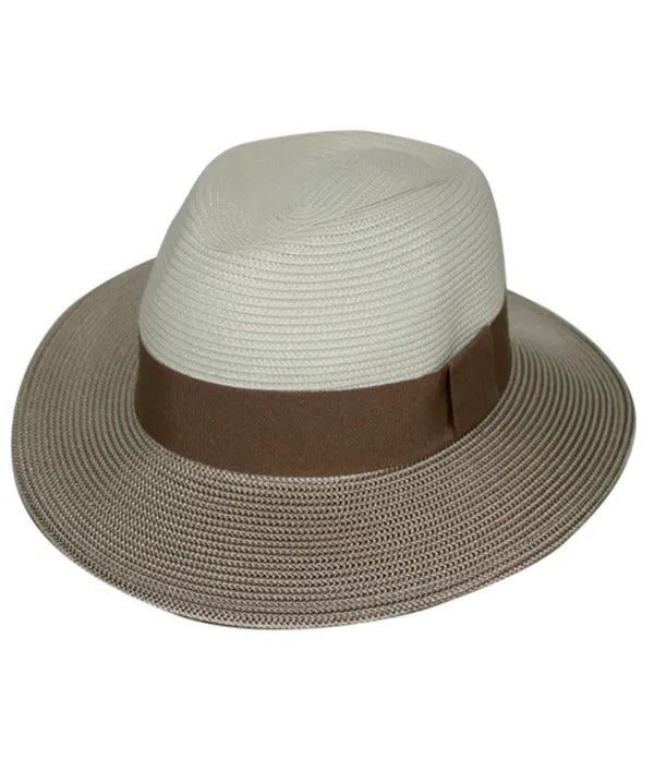Rigon Bangalow Fedora - Ivory/Stone