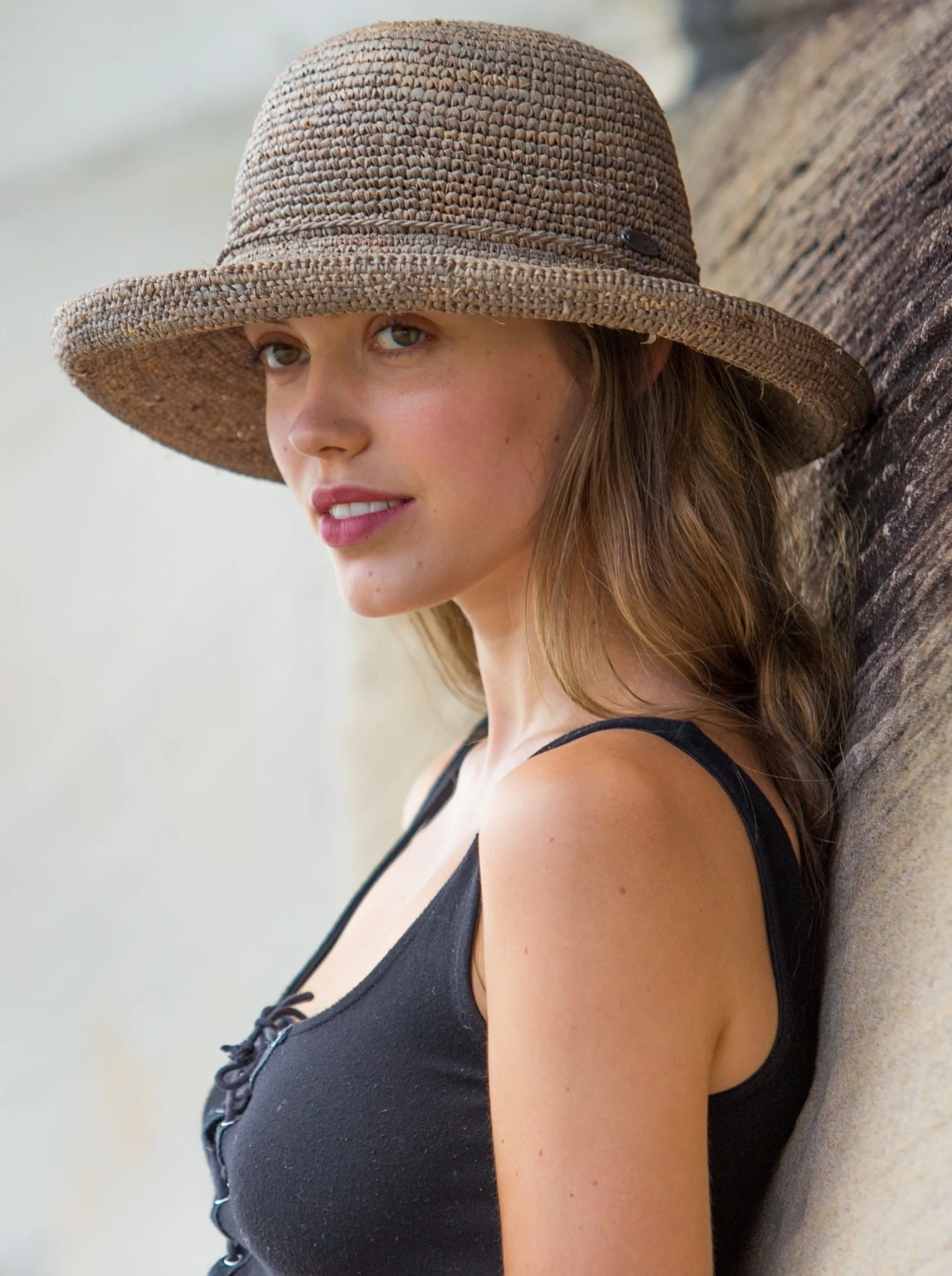 Rigon Forever Summer Stylish Breton Hat - Mushroom
