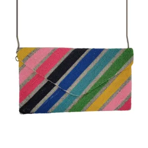 RKID Beaded Rainbow Clutch