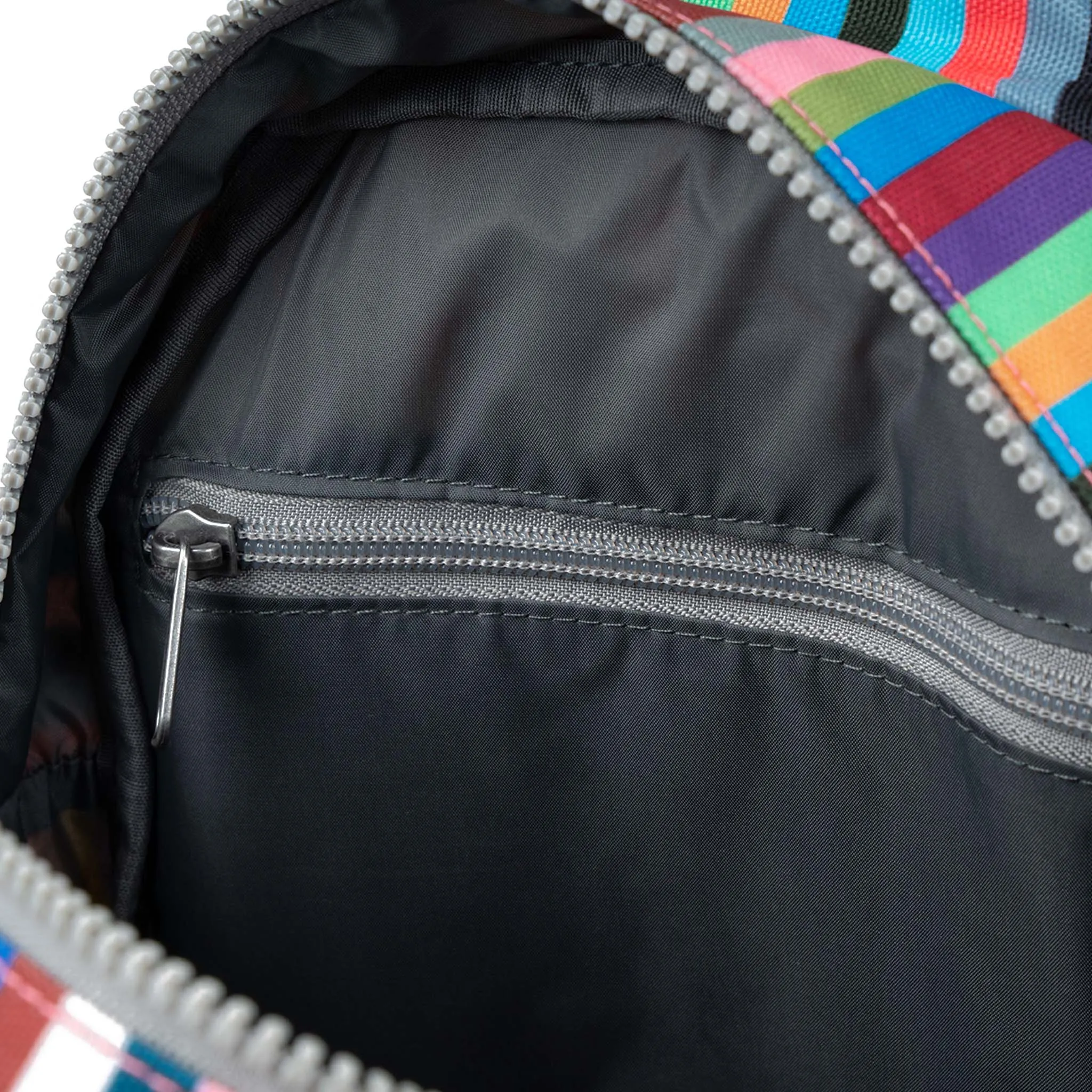 ROKA Willesden B Multi Stripe Large Recycled Canvas Bag - OS