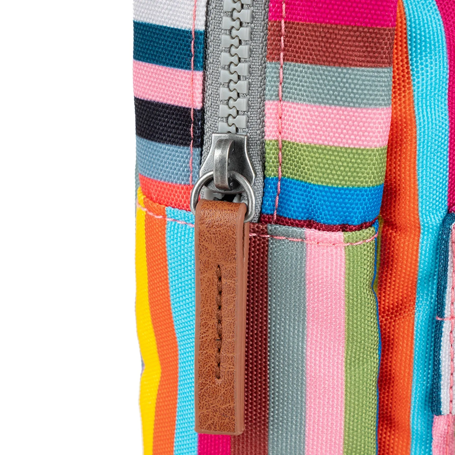 ROKA Willesden B Multi Stripe Large Recycled Canvas Bag - OS