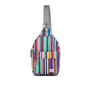ROKA Willesden B Multi Stripe Large Recycled Canvas Bag - OS