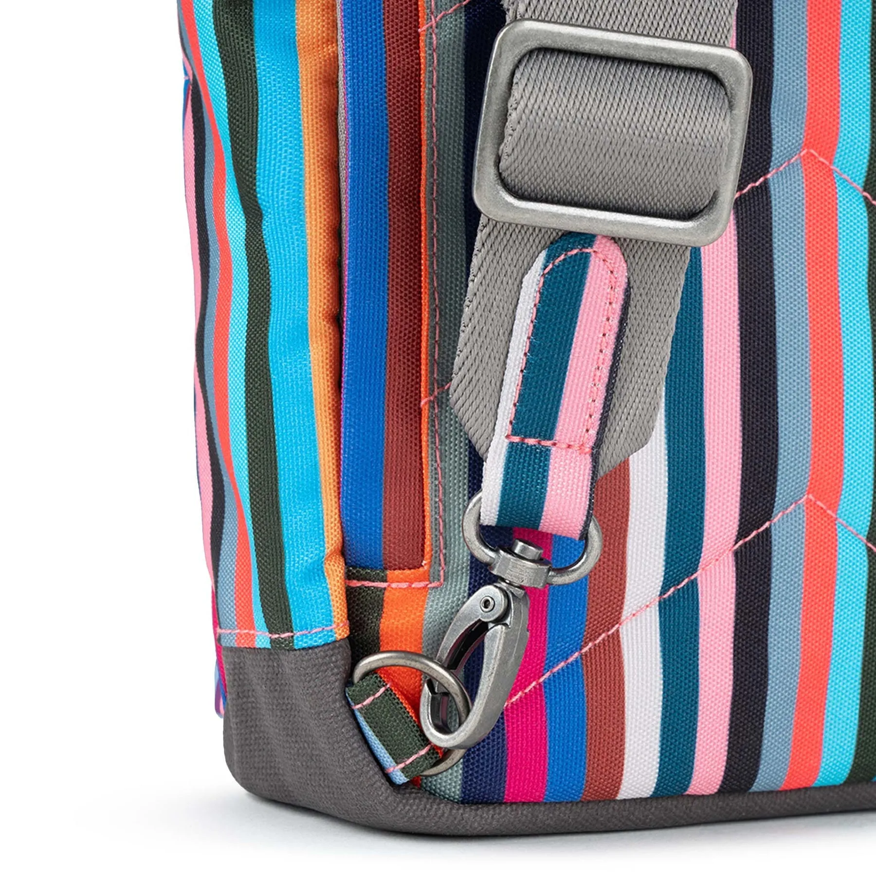 ROKA Willesden B Multi Stripe Large Recycled Canvas Bag - OS