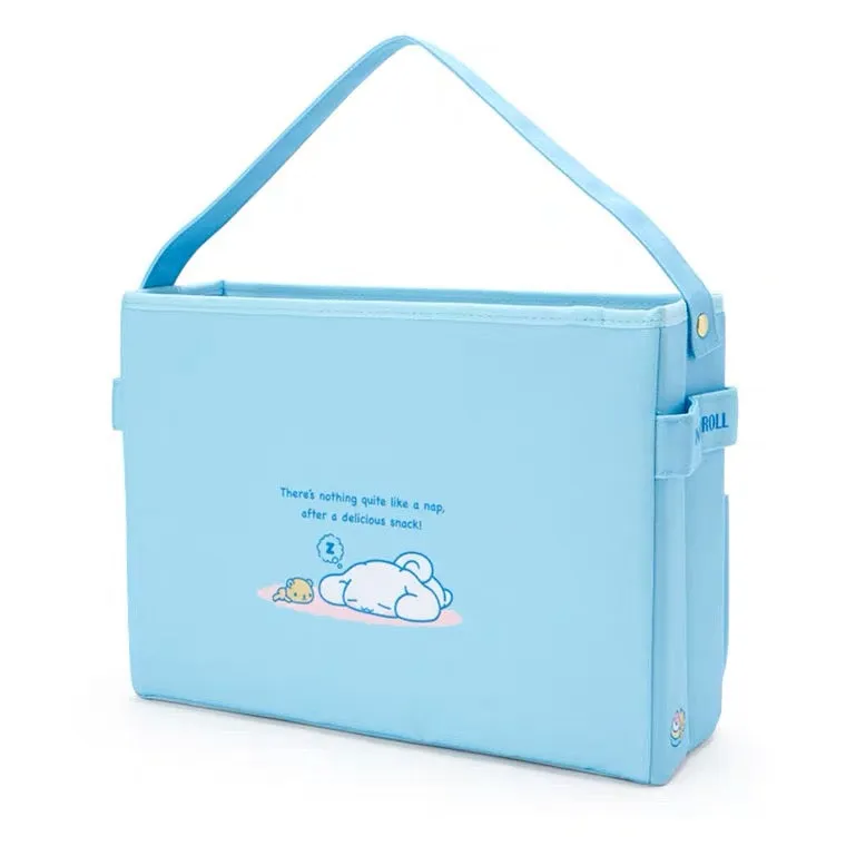 Sanrio Japan Desk Big Storage Tidy Bag - Blue Cinnamoroll