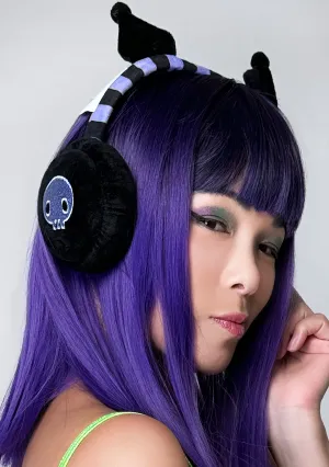 Sanrio Kuromi Foldable Cosplay Earmuff