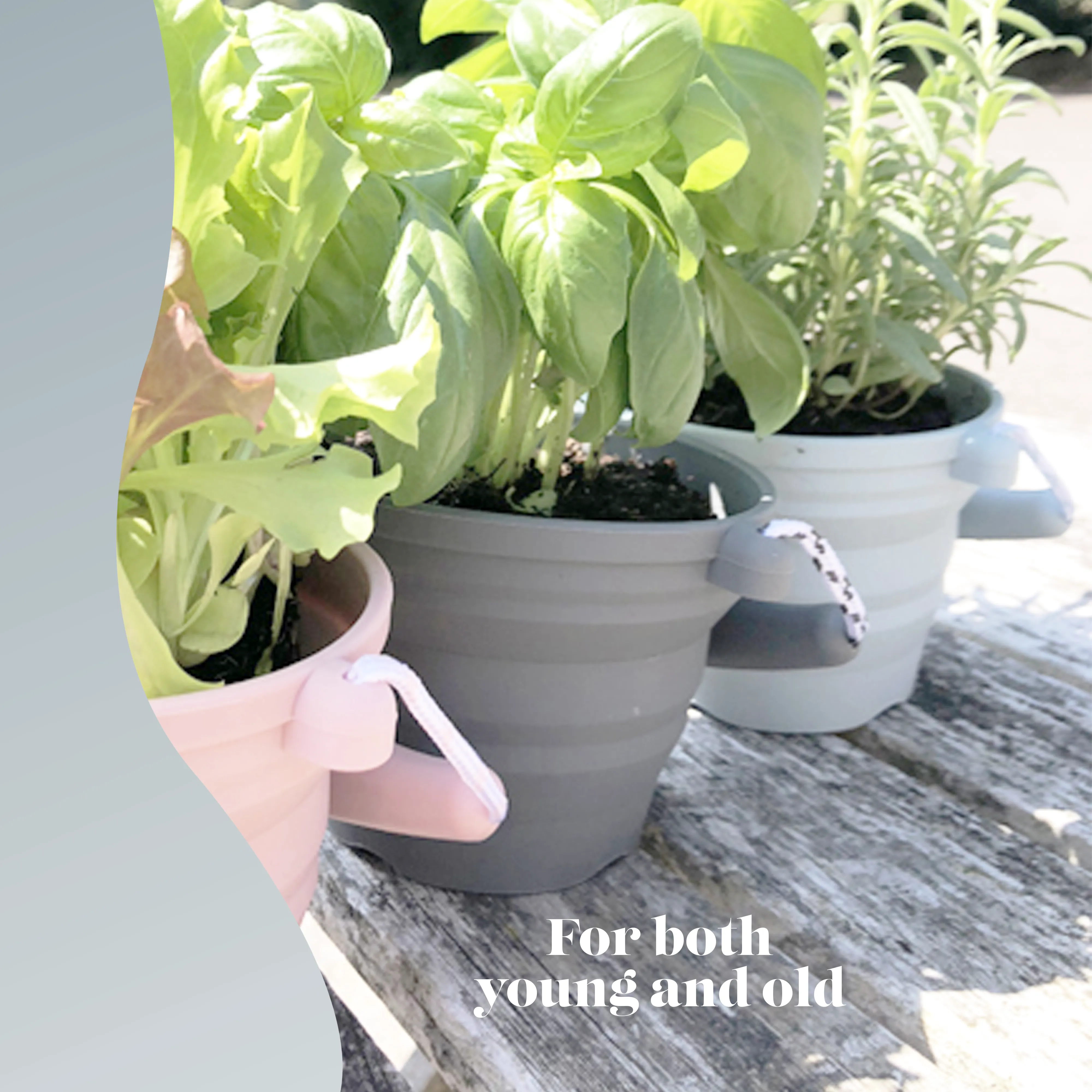 Scrunch - Seedling Pot Duck Egg Blue