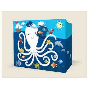 Sea Life Medium Horizontal Gift Bag, 1 Count