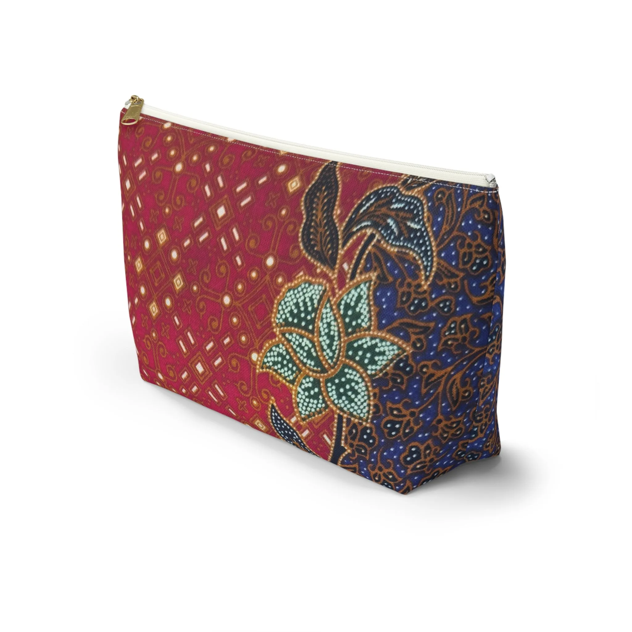 Sempadan Batik Print Cosmetic Bag