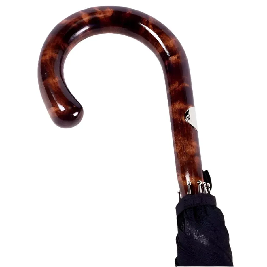 Shiny Tiger Maple Handle w/ Imperial Black Canopy