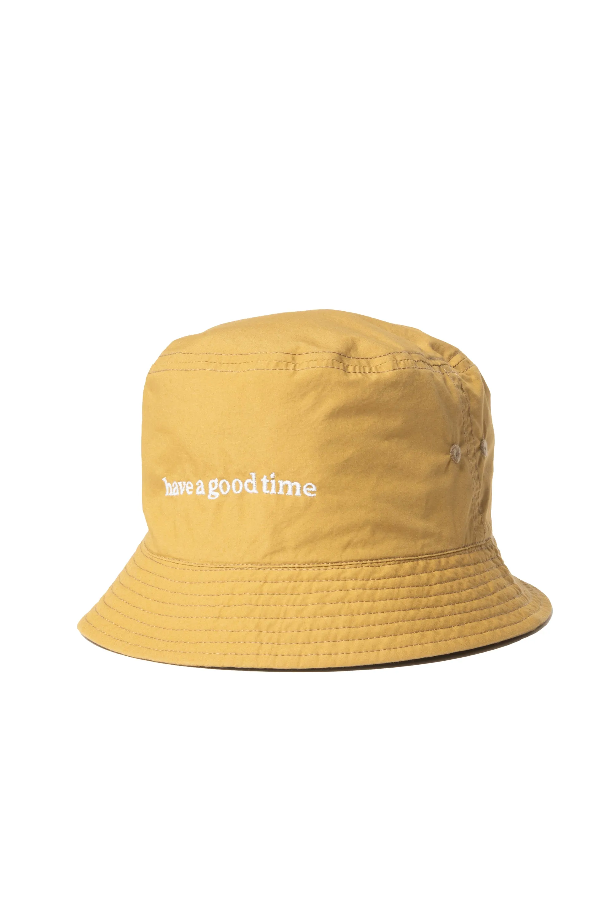 SIDE LOGO LIGHT BUCKET HAT MUSTARD