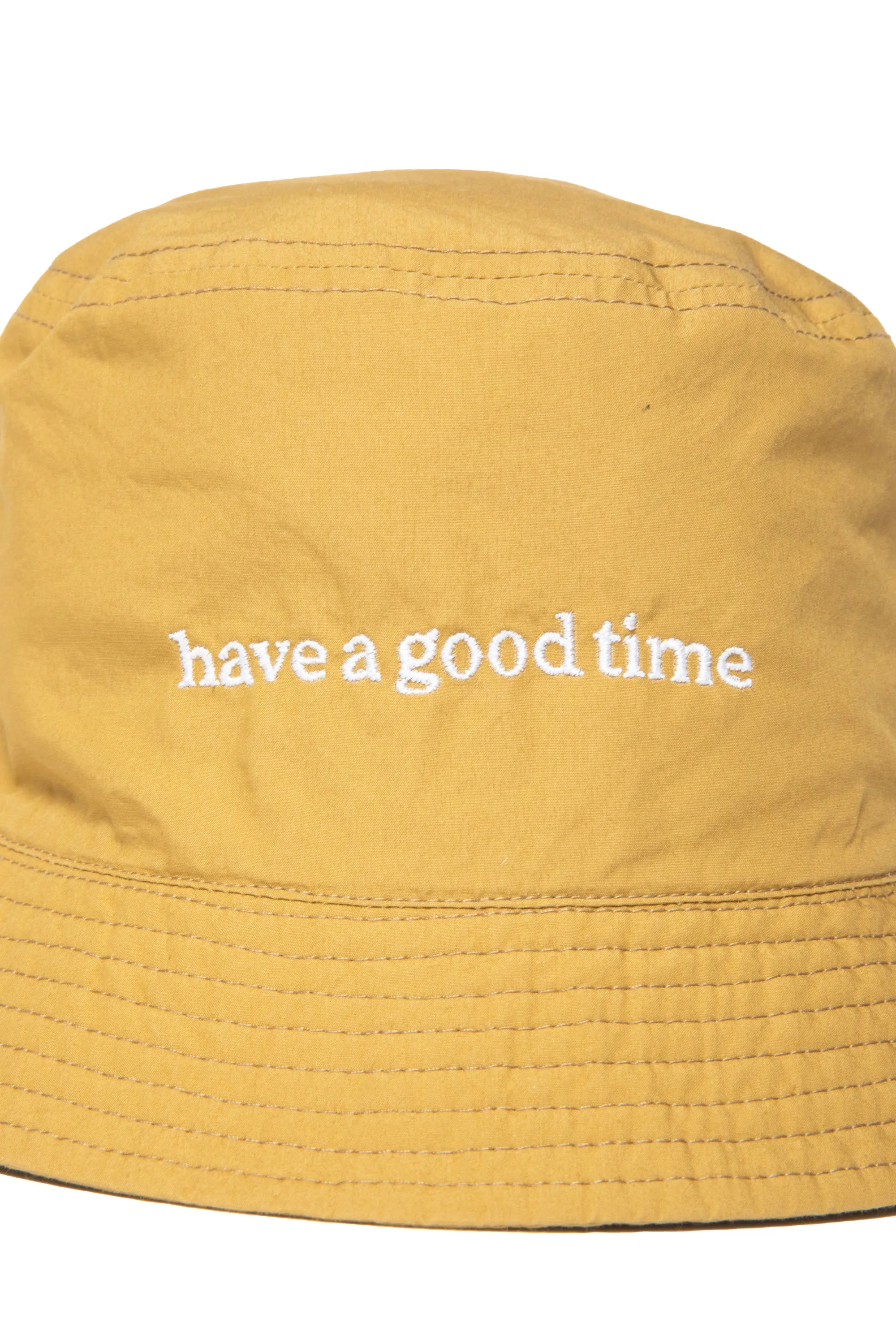 SIDE LOGO LIGHT BUCKET HAT MUSTARD