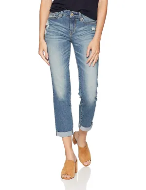 Signature by Levi Strauss & Co. Gold Label Women's Mid Rise Slim Boyfriend Jeans