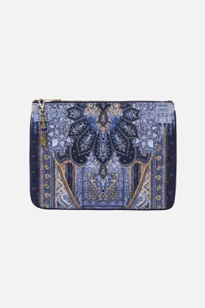 SMALL CANVAS CLUTCH FOREVER FAMILY