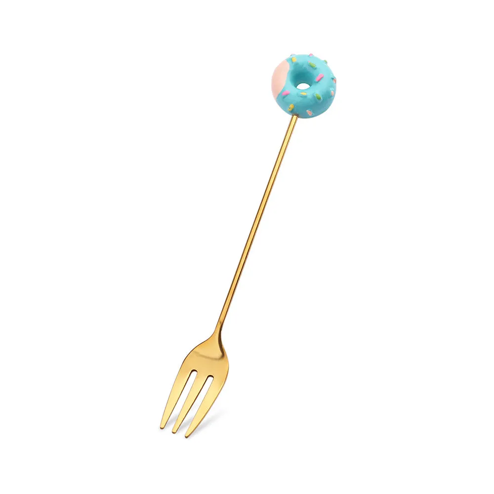 Small Spoon Dessert Fork Donut Spoon Lollipop Macaron Spoon Small Spoon Mouse Head