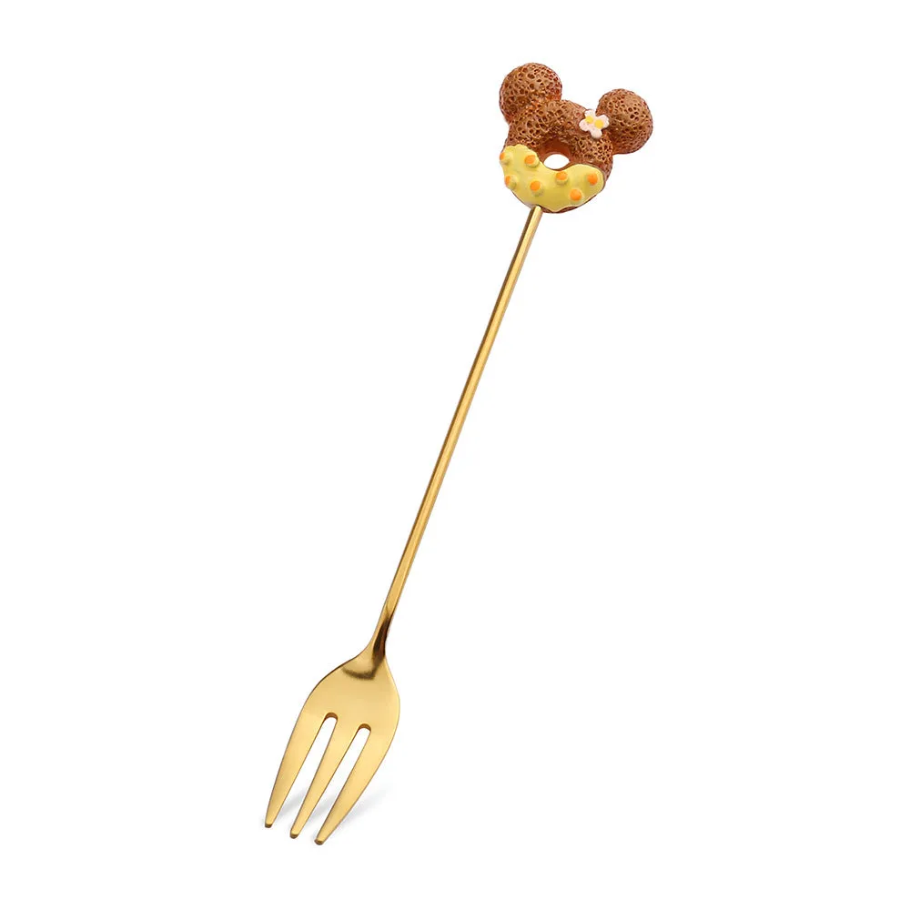 Small Spoon Dessert Fork Donut Spoon Lollipop Macaron Spoon Small Spoon Mouse Head