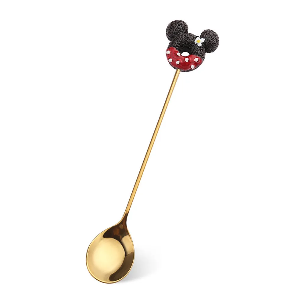 Small Spoon Dessert Fork Donut Spoon Lollipop Macaron Spoon Small Spoon Mouse Head