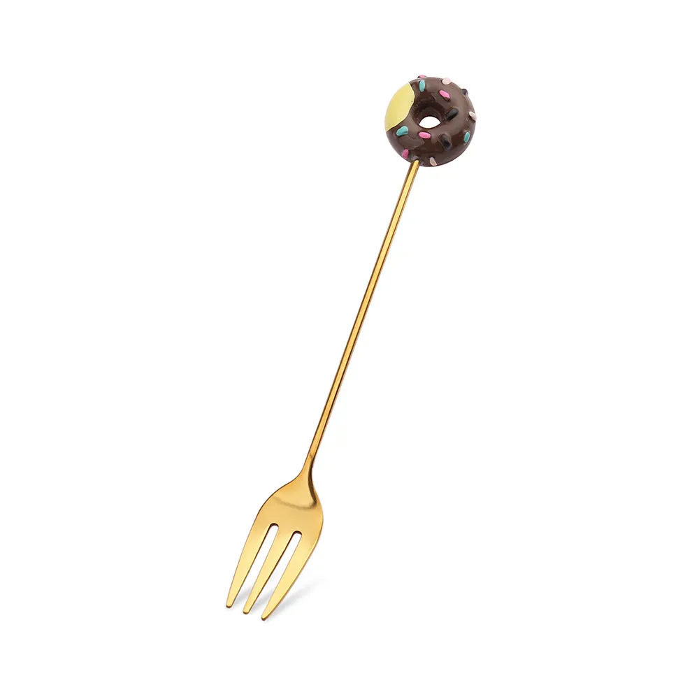 Small Spoon Dessert Fork Donut Spoon Lollipop Macaron Spoon Small Spoon Mouse Head