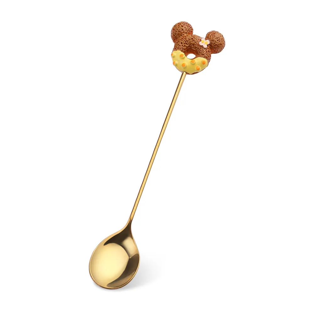 Small Spoon Dessert Fork Donut Spoon Lollipop Macaron Spoon Small Spoon Mouse Head