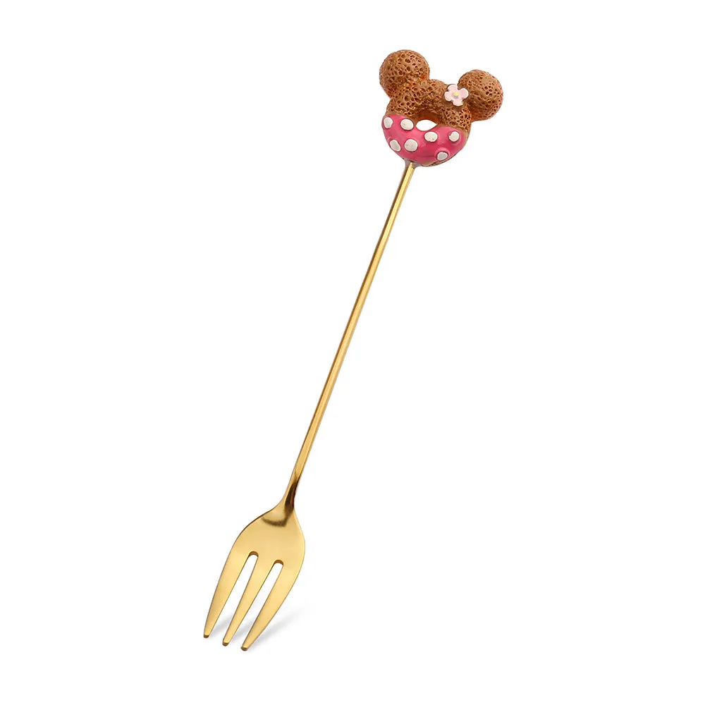 Small Spoon Dessert Fork Donut Spoon Lollipop Macaron Spoon Small Spoon Mouse Head