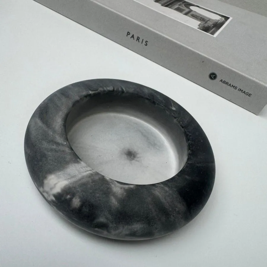Small Stone Dish Candle holder