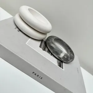 Small Stone Dish Candle holder