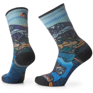 Smartwool Women's Hike Light Cushion Icy Range Print Crew Socks
