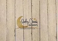 Smooth Cream Vintage Wood Floor-rf