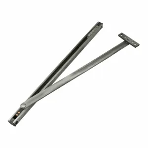 Solid Brass Overhead Door Holder (Antique Nickel Finish)