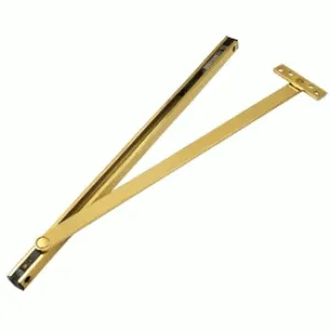Solid Brass Overhead Door Holder (Polished Brass)