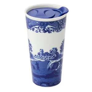 Spode Blue Italian Travel Mug - 12oz