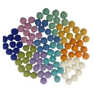Spring Felt Balls - 100 pieces (1.5cm)
