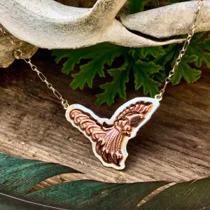 Sterling silver and copper necklace.