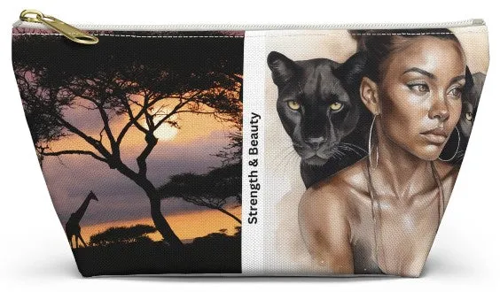 Strength and Beauty - cosmetic pouch
