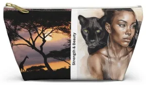 Strength and Beauty - cosmetic pouch