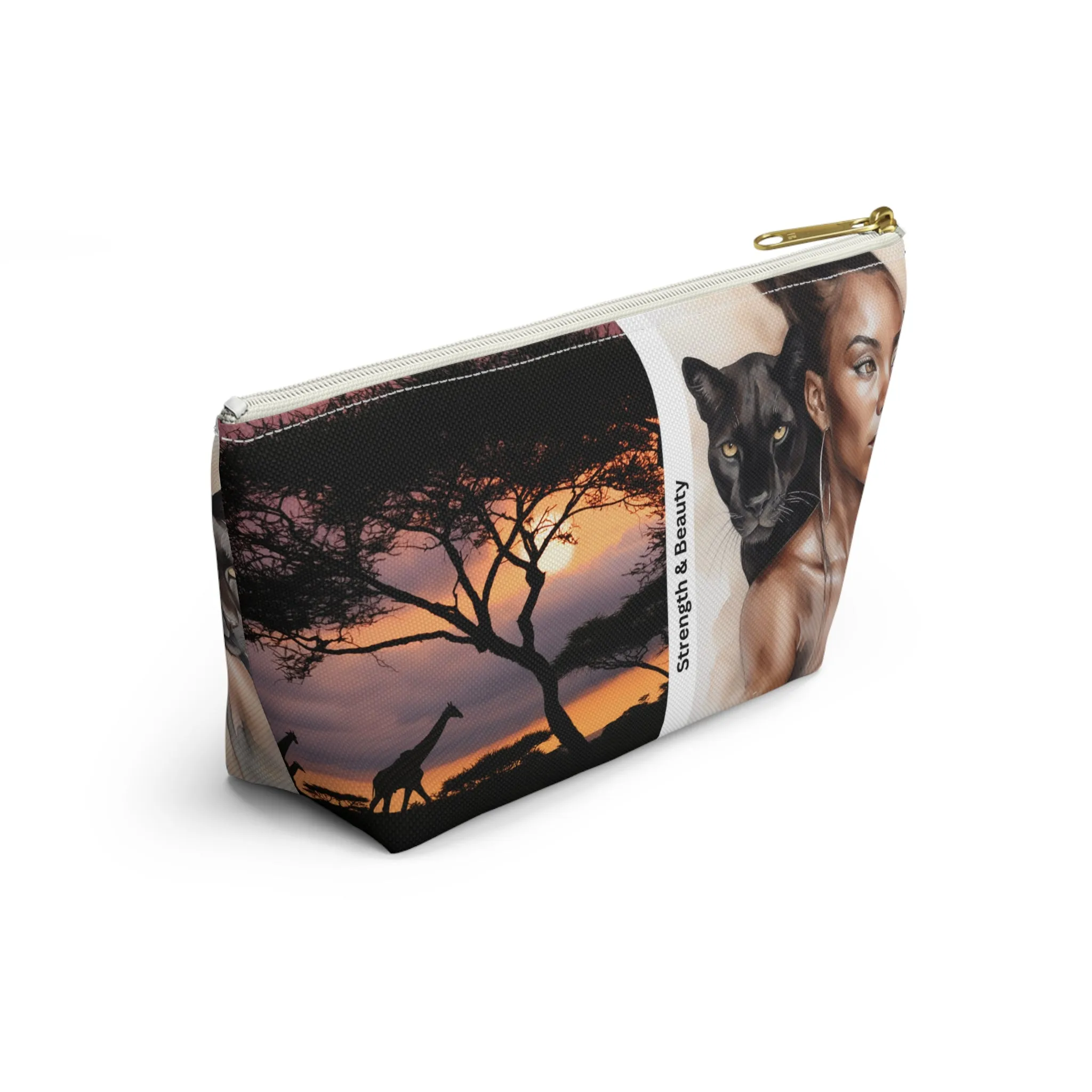 Strength and Beauty - cosmetic pouch