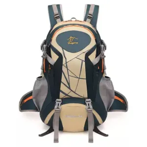 Strong load-bearing outdoor large capacity hiking backpack, waterproof sports backpack, camping and hiking durable backpack