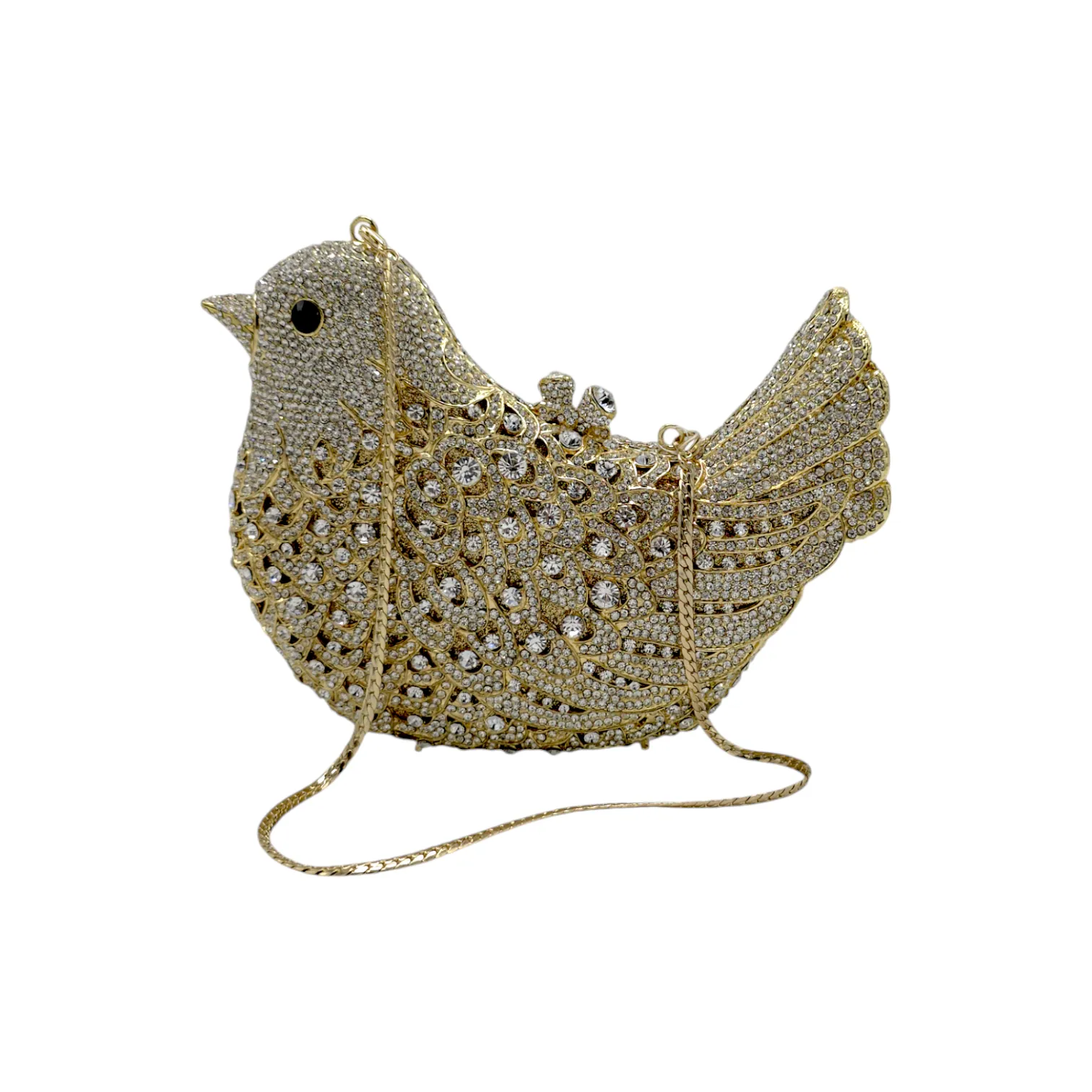 Stunning Bird Bridal Clutch